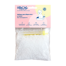 Купить Набор для сбора мочи у кошек VitaVet Care для всех видов анализа без консерванта 220 г 1 уп цена