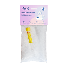 Купить Набор для сбора мочи у кошек VitaVet Care для общего анализа мочи с консервантом Stabilur 1 уп цена