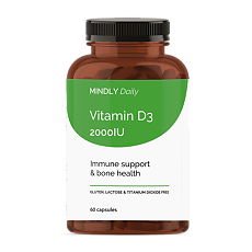 Купить MINDLY Daily Витамин D3 2000 МЕ/Vitamin D3 2000IU мягкие желатиновые капсулы массой 720 мг 60 шт цена