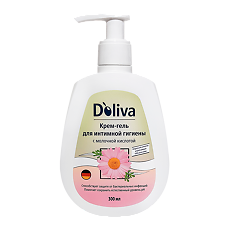 Купить Doliva Крем-гель для интимной гигиены 300 мл 1 шт цена