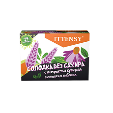 Купить ИТТЕНСИ Солодка без сахара пастилки массой 2,5 г 24 шт цена