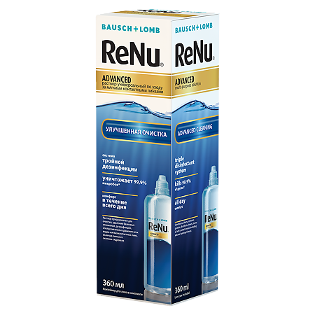 Renu Advanced раствор для линз универсальный 360 мл 1 шт