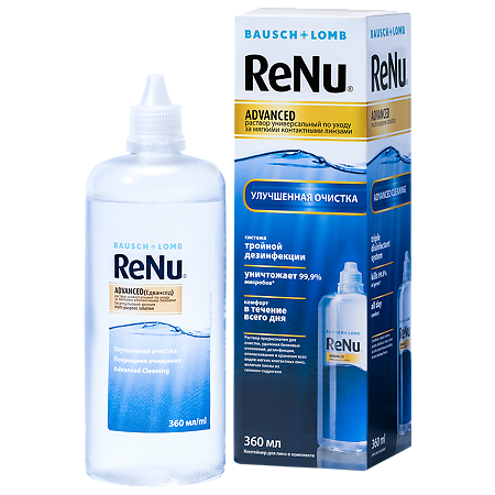 Renu Advanced раствор для линз универсальный 360 мл 1 шт