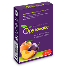 Купить Фрутолакс на основе фруктов и пищевых волокон капсулы массой 0,35 г 15 шт цена