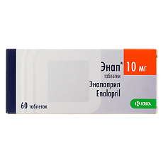 Купить Энап таблетки 10 мг 60 шт цена