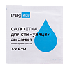 Салфетка для стимуляции дыхания Эвтекс 3 см х 6 см 1 шт