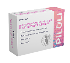 Купить PILULI Витаминно-минеральный комплекс для женщин капсулы по 1075 мг 30 шт цена