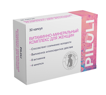 Изображение товара PILULI Витаминно-минеральный комплекс для женщин капсулы по 1075 мг 30 шт