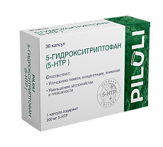 Купить PILULI 5-НТР (5-гидрокситриптофан) 200 мг капсулы по 250 мг 30 шт цена