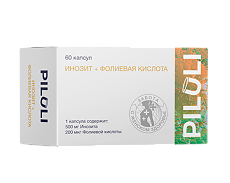 Купить PILULI Инозит+фолиевая кислота капсулы по 520 мг 60 шт цена