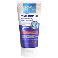 Купить Доктор Море Миофиш термобальзам разогревающий с нуклеиновыми кислотами 150 мл 1 шт цена