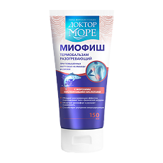 Купить Доктор Море Миофиш разогревающий термобальзам при повышенных нагрузках на мышцы и связки с нуклеиновыми кислотами 150 мл 1 шт цена