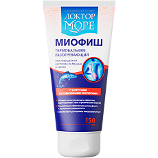 Купить Доктор Море Миофиш термобальзам разогревающий с нуклеиновыми кислотами 150 мл 1 шт цена