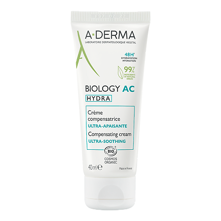 A-Derma Biology AC Hydra Крем восстанавливающий баланс ослабленной кожи 40 мл 1 шт