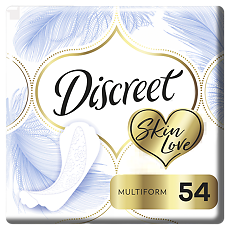 Изображение товара Discreet Прокладки ежедневные Skin Love Multiform 54 шт