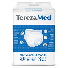 Купить TerezaMed Трусы-подгузники для взрослых Large (№3) 30 шт цена