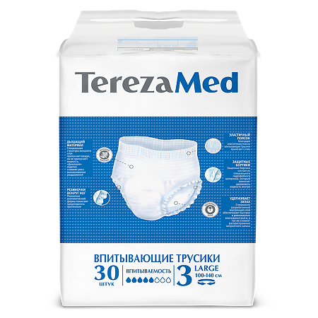 TerezaMed Трусы-подгузники для взрослых Large (№3) 30 шт