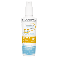 Купить Bioderma Photoderm Pediatrics Cолнцезащитный детский спрей SPF50+ 200 мл 1 шт цена
