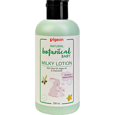 Изображение товара Pigeon Молочко для тела Natural Botanical Baby Milky Lotion 200 мл 1 шт