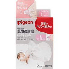 Изображение товара Pigeon Защитные накладки на соски р L (16-20 мм) 2 шт