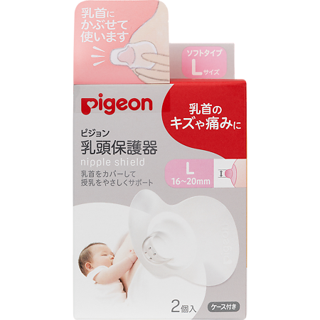 Изображение товара Pigeon Защитные накладки на соски р L (16-20 мм) 2 шт