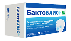 Изображение товара БактоБЛИС+ таблетки для рассасывания по 950 мг 90 шт