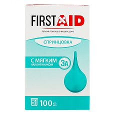 Купить Ферстэйд Спринцовка пластизольная Виталфарм с мягким наконечником А3 100 мл 1 шт цена