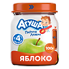 Агуша Фруктовые пюре Яблоко с 4 мес стекло 100 г 1 шт
