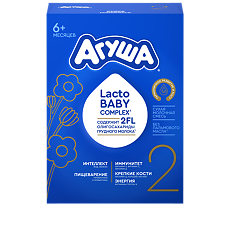 Купить Агуша 2 Сухая молочная смесь Lacto Baby complex с 6+ мес 550 г 1 шт цена