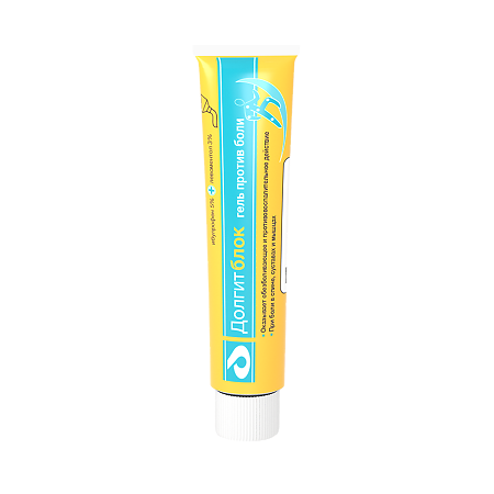 Долгитблок гель для наружного применения 5%+3% 100 г 1 шт