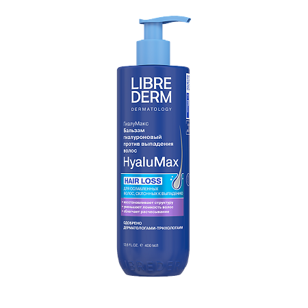 Изображение товара Либридерм (Librederm) HyaluMax Бальзам гиалуроновый против выпадения волос 400 мл 1 шт