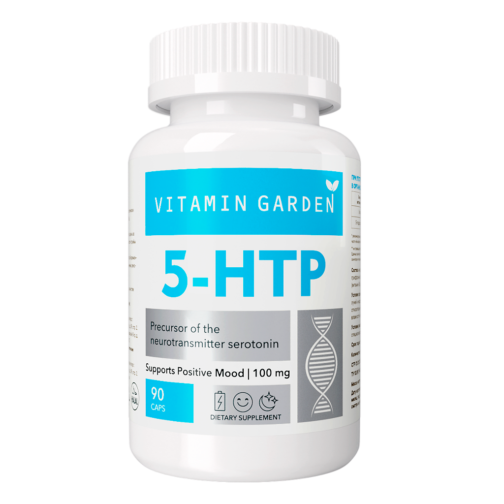 Vitamin Garden 5-Гидрокситриптофан/5-HTP желатиновые капсулы массой 500 мг  90 шт 90 шт - купить, цена и отзывы, Vitamin Garden  5-Гидрокситриптофан/5-HTP желатиновые капсулы массой 500 мг 90 шт 90 шт  инструкция по применению,