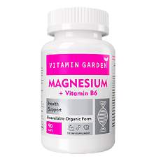 Купить Vitamin Garden Магний+витамин B6/Magnesium+B6 желатиновые капсулы массой 736 мг 90 шт цена