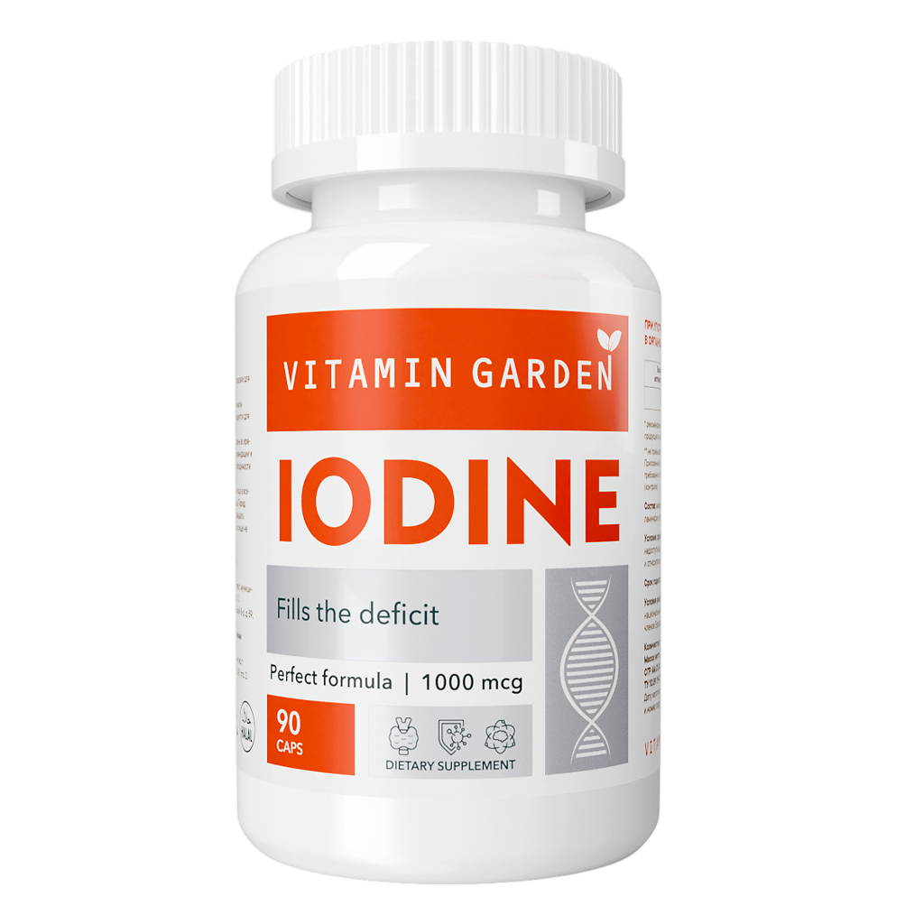 Vitamin Garden Йод/Iodine 1000 мкг капсулы массой 400 мг 90 шт - купить,  цена и отзывы, Vitamin Garden Йод/Iodine 1000 мкг капсулы массой 400 мг 90  шт инструкция по применению, дешевые аналоги,