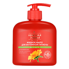 Купить Красная линия Жидкое мыло для интимной гигиены Календула 250 мл 1 шт цена