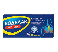 Купить Коделак Бронхо таблетки 20 шт цена