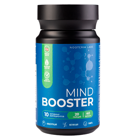 Nooteria Labs Маинд Бустер/Mind Booster капсулы массой 520 мг 40 шт