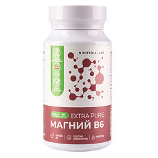 Изображение товара Nooteria Labs Магний B6 Extra Pure капсулы массой 730 мг 60 шт