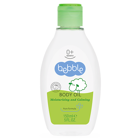 Bebble Масло для ежедневного массажа тела детское Body Oil 0+ 150 мл 1 шт