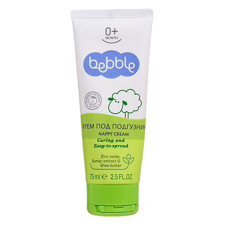 Изображение товара Bebble Крем под подгузник 75 мл для защиты деликатной кожи малышей