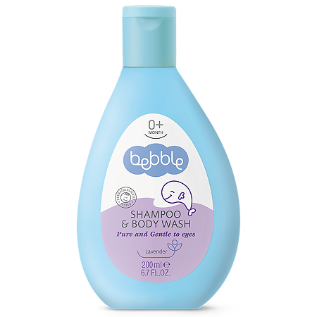 Bebble Шампунь для волос и тела детский с лавандой Shampoo & Body Wash 0+ 200 мл 1 шт