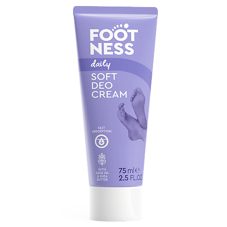 Изображение товара Footness Део-крем для ног 3 в 1 смягчающий 75 мл 1 шт