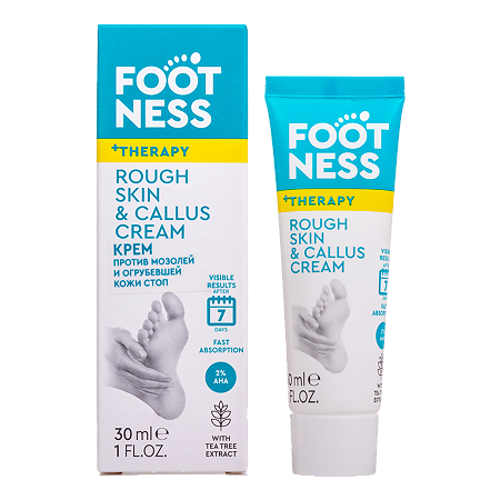 Изображение товара Footness Крем против мозолей и огрубевшей кожи стоп 30 мл 1 шт