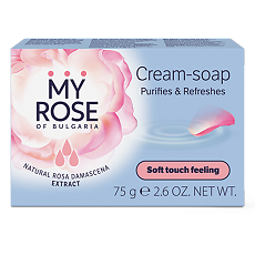Купить My Rose of Bulgaria Крем-мыло Cream Soap 75 г 1 шт цена
