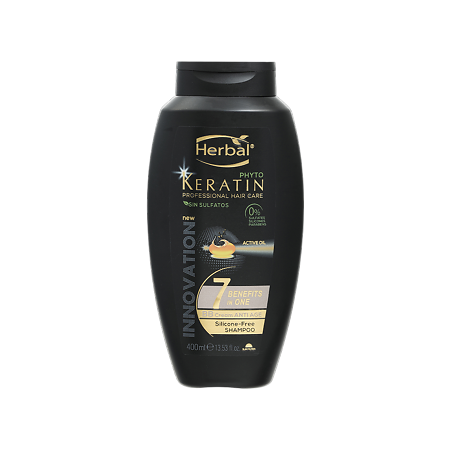 Herbal Originals Шампунь фито-кератин для волос Комплекс 7 аминокслот антивозрастное действие 400 мл 1 шт
