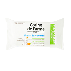 Купить Corine de Farme Baby Влажные cалфетки для детей с календулой Свежесть 56 шт цена