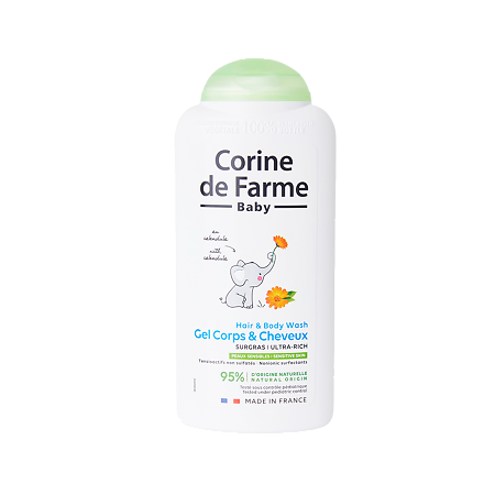 Corine de Farme Baby Детский гель для тела и волос ультрапитательный очищающий с календулой 250 мл 1 шт