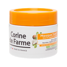 Купить Corine de Farme Macка для волос 3 в 1 Питание, Восстановление, Гладкость 300 мл 1 шт цена