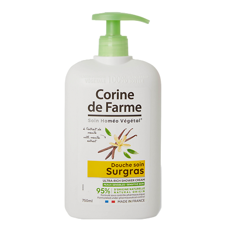 Corine de Farme Крем для душа ультра-насыщенный с экстрактом ванили 750 мл 1 шт