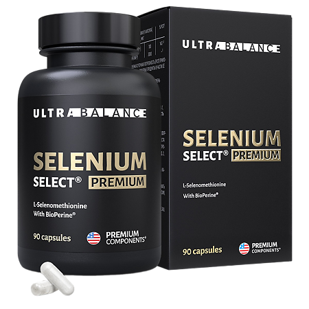 Селен Селект/Selenium Select Premium UltraBalance капсулы по 400 мг 90 шт